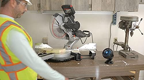 STARLYF Venteo - Fast Fan - Ventilateur sans fil, tête orientable 360°, puissance réglable + chargeur USB inclus