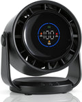 Pgtc Ventilateur de Bureau Rechargeable,Ventilateur Personnel Portable Ultra Silencieux avec Batterie,105° Réglable et Mural,Ventilateur Numérique Rafraîchissant pour Chambre Bureau Voyage Maison