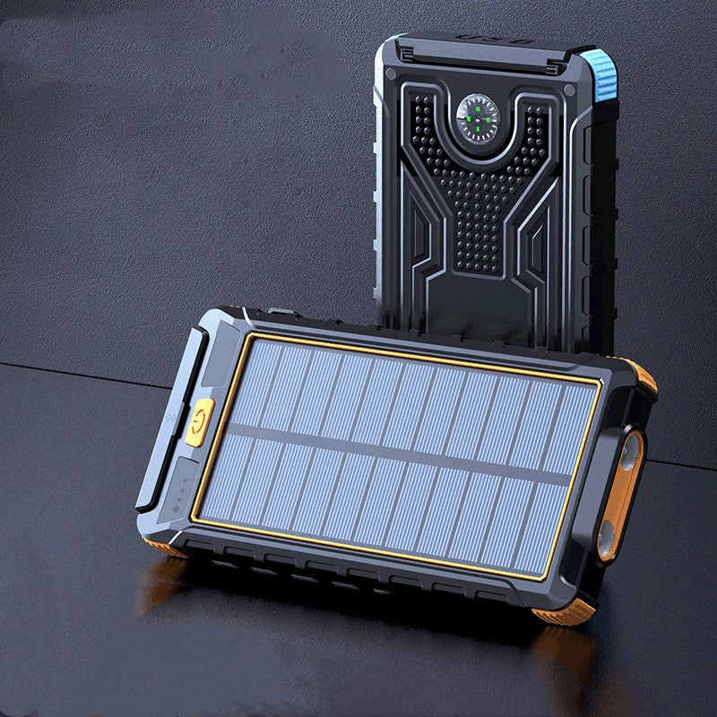 New Solar Wireless Power Bank Outdoor PD Fast Charging Ultra-Large Capacity 20000 Mah Power Bank