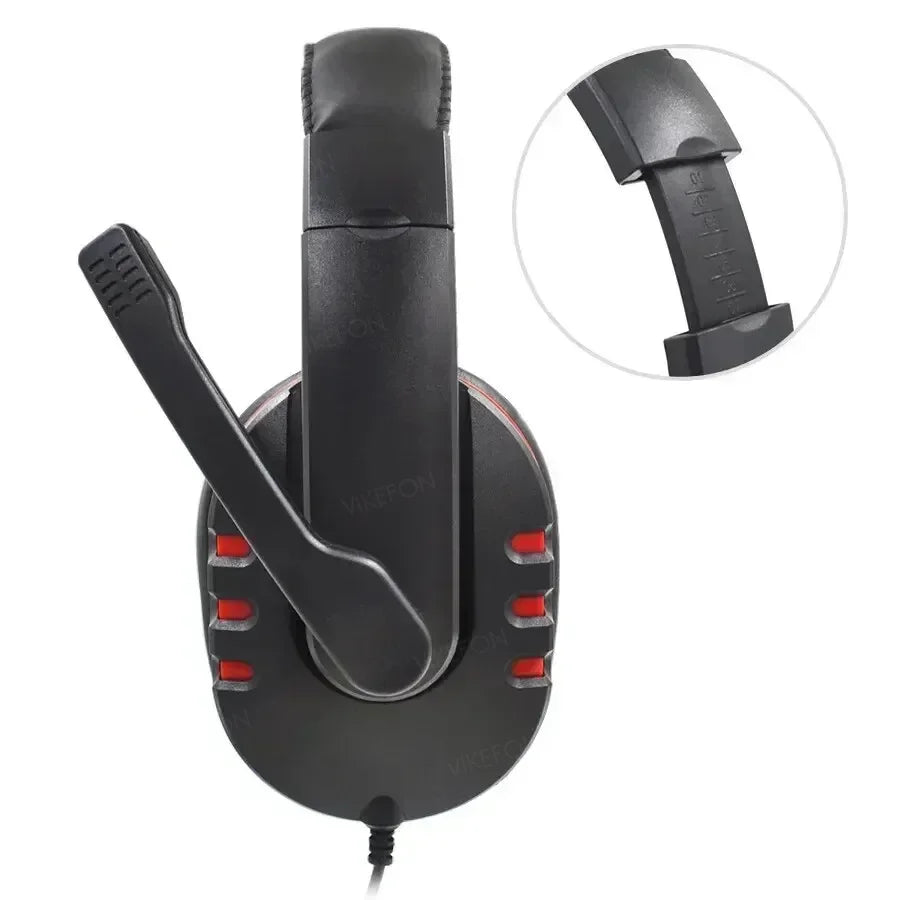 Casque filaire Gamer avec micro casque antibruit pour PC ordinateur portable PS4 PS5 Nintendo tablette écouteurs