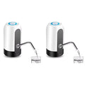 Distributeur de bouteille d'eau à interrupteur automatique, chargement USB, distributeur de boisson en un clic, pompe à cliquetis, blanc, noir, 1 pièce