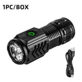 Nouvelle lampe de poche Ultra puissante 3 cœurs LED Mini lampe de poche tactique Rechargeable haute puissance torche LED stylo en métal pince lampe à main