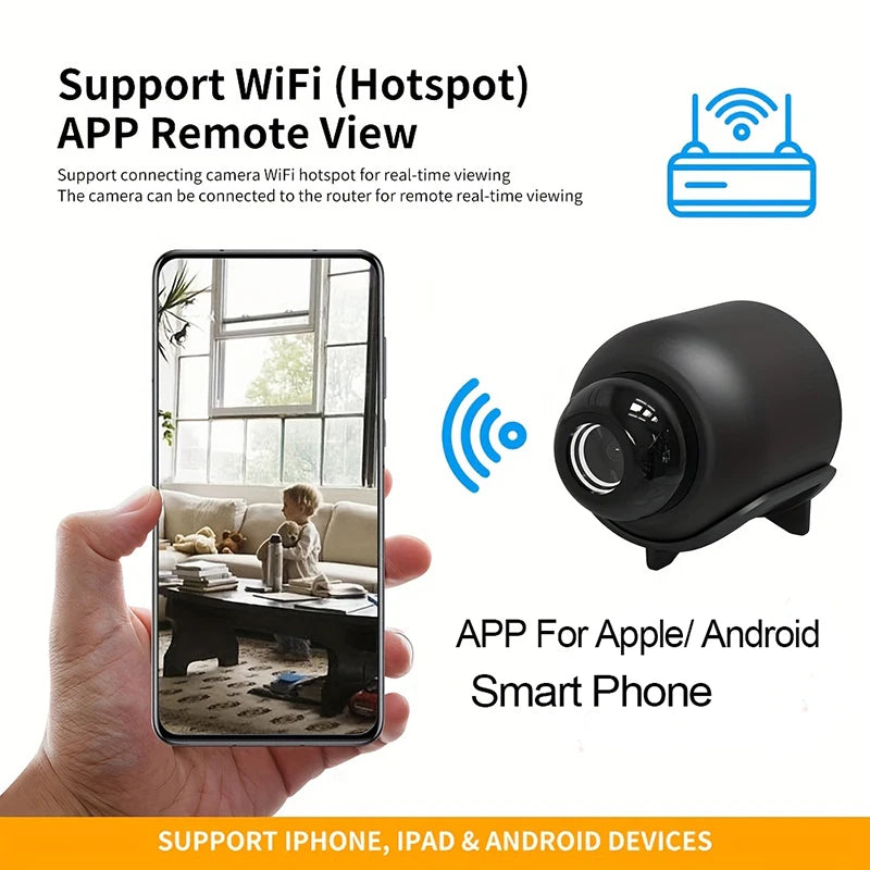 Nouveau X5 Mini caméra 1080P Vision nocturne claire léger Portable Premium caméras détection de mouvement sans fil WiFi caméra de Surveillance