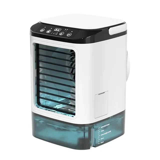 Climatiseur Portable à 3 vitesses, petite unité AC, Mini refroidisseur d'air, réservoir d'eau de 900ML, ventilateur électrique avec humidificateur pour chambre à coucher et bureau