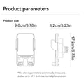 Wireless Phone Charger for Car 15W Fast Charging Air Vent Cradles Auto Clamping Phone Holders for Music Control Video Streaming
