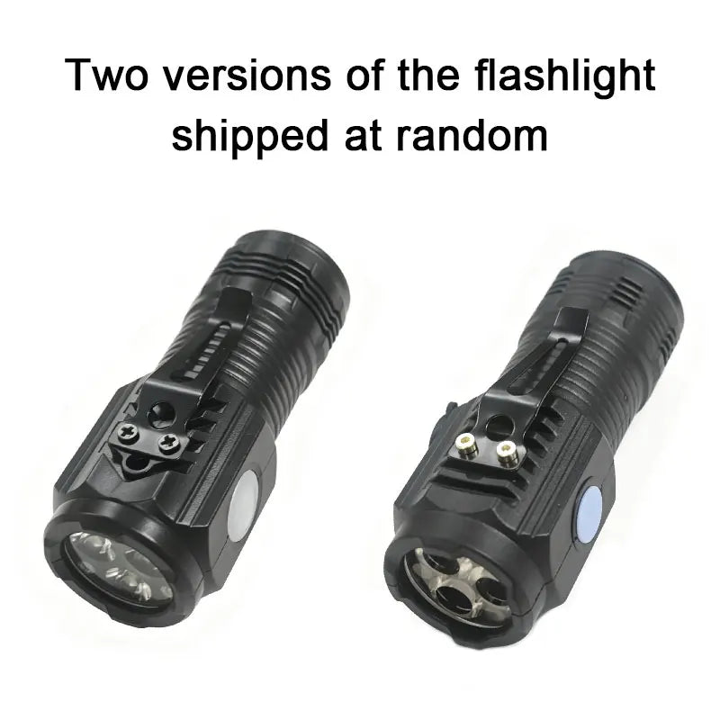 Nouvelle lampe de poche Ultra puissante 3 cœurs LED Mini lampe de poche tactique Rechargeable haute puissance torche LED stylo en métal pince lampe à main