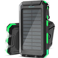 Solar power bank 50000mAh with built-in cable, lightweight and large capacity universal mobile power supply for mobile phones