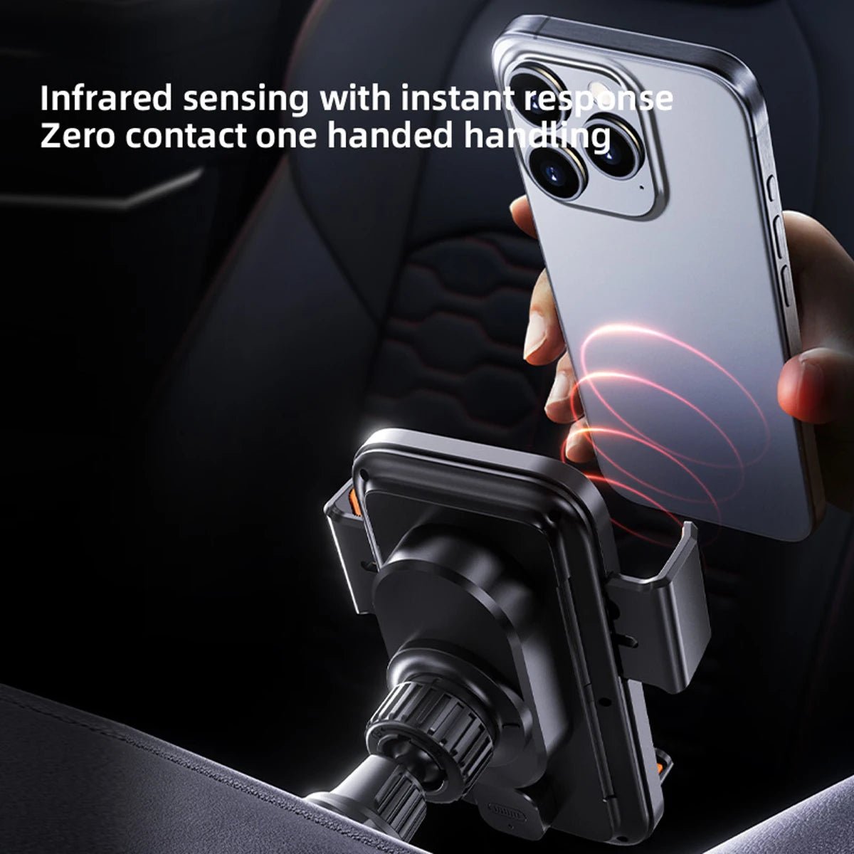 Car Phone Charger Phone Holder - Golden High-Tech