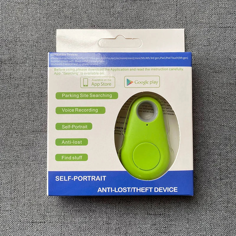 Mini GPS Mobile Bluetooth 5.0 Tracker Anti-Lost Device round Anti-Lost Device Pet Kids Bag Wallet Tracking Smart Finder Locator