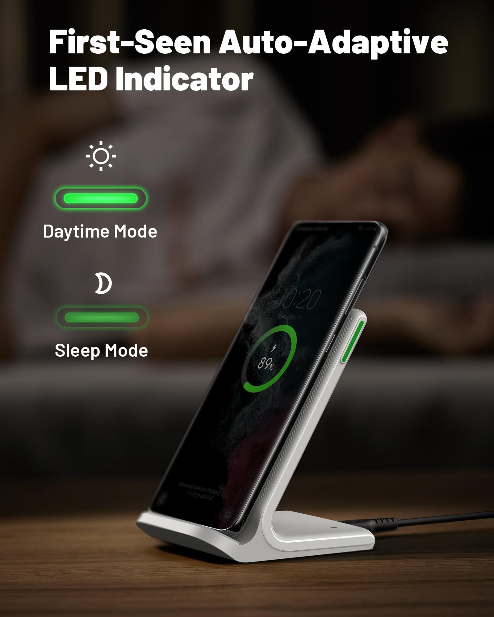INIU Chargeur Sans Fil Rapide 15W Universel