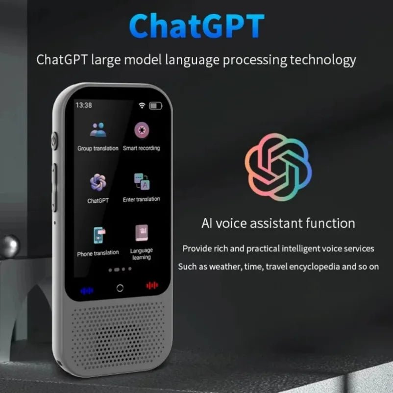 S80 Pro IA 138 Langues ChatGPT & Photo - Golden High-Tech