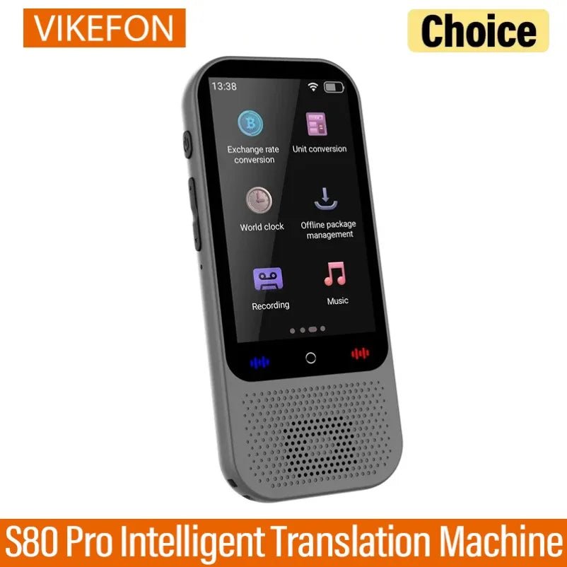 S80 Pro IA 138 Langues ChatGPT & Photo - Golden High-Tech