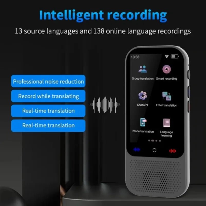 S80 Pro IA 138 Langues ChatGPT & Photo - Golden High-Tech
