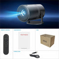 Salange P300 Mini Portable Projector - 4K 8K Video Decoding, 720P HD, Android 11, Wi-Fi, BT 5.1 - Golden High-Tech